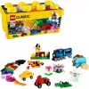LEGO 10696 Classic Medium Creative Brick Box — viegla rotaļlietu uzglabāšana, krāsainu ķieģeļu būvēšanas komplekts bērniem, zēniem un meitenēm no 4 gadu vecuma