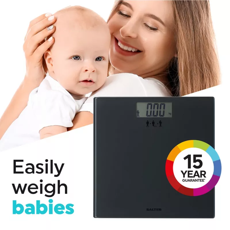 Salter SA00300 GGFEU16 Pievieno un Svēr Melns