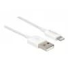USB datu un strāvas kabelis DeLOCK 83000 iPhone iPad iPod ierīcēm, balts, 1 m