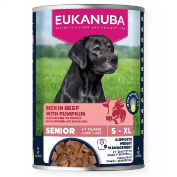 Mitrā suņu barība EUKANUBA Adult Can 400 g — Liellopu gaļa un ķirbis