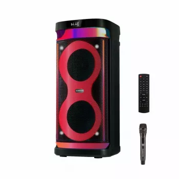 Pārnēsājams skaļrunis MANTA SPK0601B100, 100 W, Bluetooth, karaoke, bezvadu mikrofons, baterija, ekvalaizers, disko apgaismojums