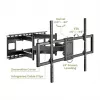 VALUE lielas slodzes TV sienas stiprinājums Full-Motion