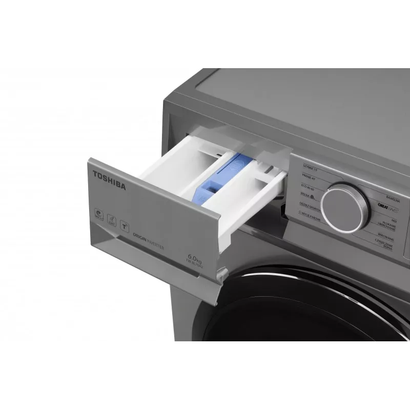 Veļas mašīna Toshiba plāns TW-BL70A2PL(SS), 7 kg