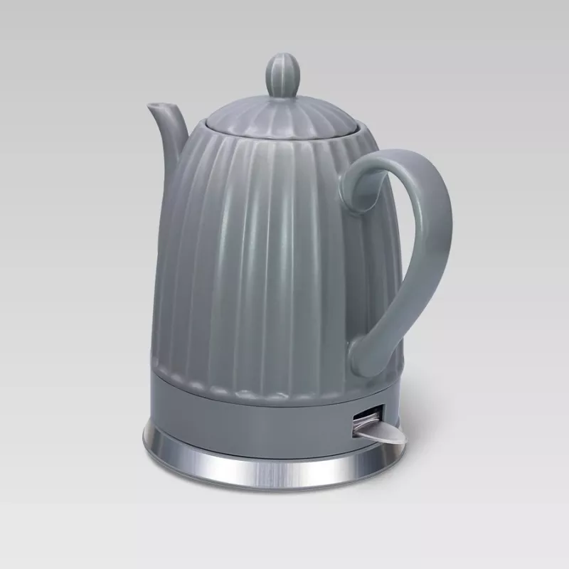 Elektriskā tējkanna Maestro MR-077, 1,5 L, 1500 W, keramikas korpuss, pelēka