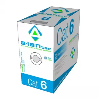A-LAN KIU6PVC305 tīkla kabelis Pelēks 305 m Cat6 U/UTP (UTP)
