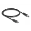 DeLOCK USB Type-C strāvas kabelis 1 m 5.5 x 2.1 mm vīrišķais 5 V 1.5 A