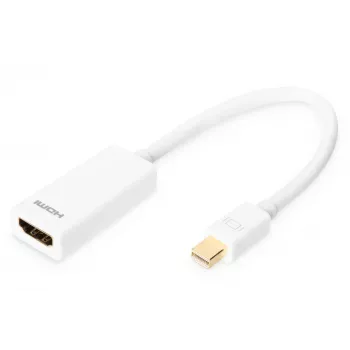 DisplayPort adaptera kabelis Digitus Mini DP uz HDMI Type A