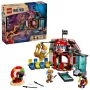 LEGO klucīšu spēļu komplekts Klauna Bagija cirka telts 75637 — 573 detaļas, 4 minifigūras, vecumam 8+