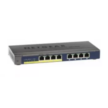 NETGEAR GS108PP Nepārvaldāms Gigabitu Ethernet (10/100/1000) Power over Ethernet (PoE) Melns