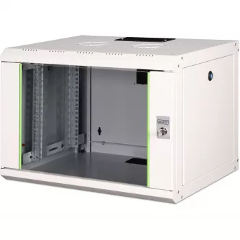 DIGITUS® 7HE sienas skapis - pelēks, RAL 7035 - 48,3 cm (19) (DN-19 07-U)