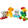 Konstrukciju rotaļlieta LEGO DUPLO Animal Train 10412 — 19 gab., vecumam no 1,5 gadiem, 170×60×430 mm