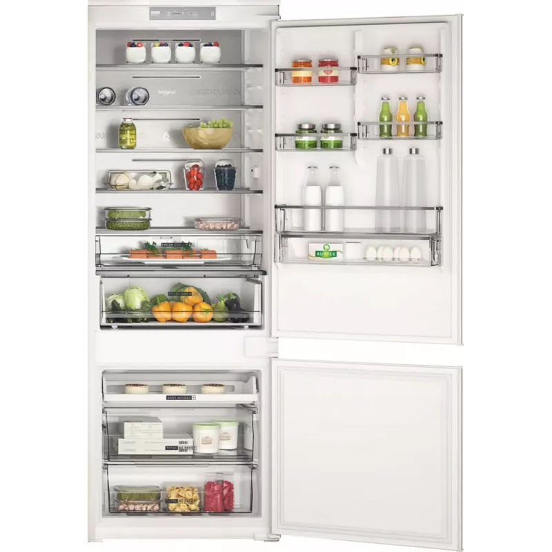 WHIRLPOOL Iebūvējamais ledusskapis WH SP70 T121, Platums 69 cm, Augstums 193,5 cm, Energoefektivitātes klase E, No Frost