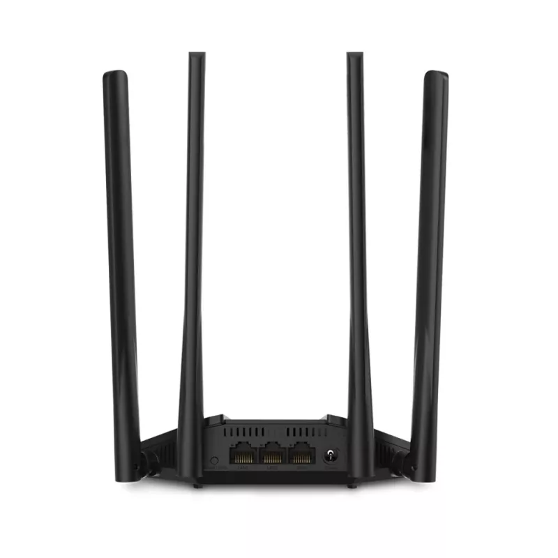 Mercusys MR30G bezvadu maršrutētājs Gigabit Ethernet Divjoslu (2.4 GHz / 5 GHz) Melns