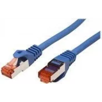 Roline - komutācijas kabelis - RJ-45 (V) uz RJ-45 (V) - 50 cm - SFTP, PiMF - CAT 6 - bez halogēna, formēts, vīts - zils
