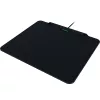 Razer | Bezvadu uzlādes spēļu peles paliktnis un poga, cietā versija | HyperFlux V2 bezvadu uzlādes sistēma | Spēļu peles paliktnis | 360 x 311 mm | Melns
