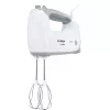 Rokas mikseris Bosch MFQ36400 — 450 W, 5 ātrumi, turbo, 1,3 m vads, pelēks/balts