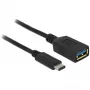 Delock USB adapteris - USB Type-A (siev.) uz 24 kontaktu USB-C (vīr.)