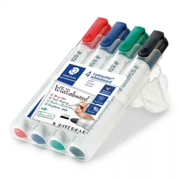 Marker Staedtler 351 B Chisel tip Melns Blue zaļa Red
