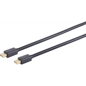 Mini DisplayPort uz Mini DisplayPort kabelis ShiverPeaks BS10-51025, 1 m, apzeltīts