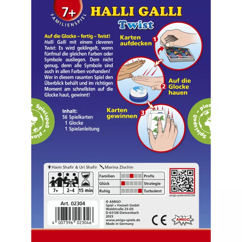 Halli Galli Twist, kāršu spēle