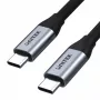 USB C uz C datu un uzlādes kabelis Unitek C14082ABK 1 m, USB 3.2 Gen 2 (10 Gbit/s), 100 W PD, melns
