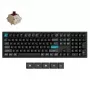 Mehāniskā pilna izmēra tastatūra Keychron Q6 Ultra 8K — USB, RF bezvadu, Bluetooth, RGB LED, Melna