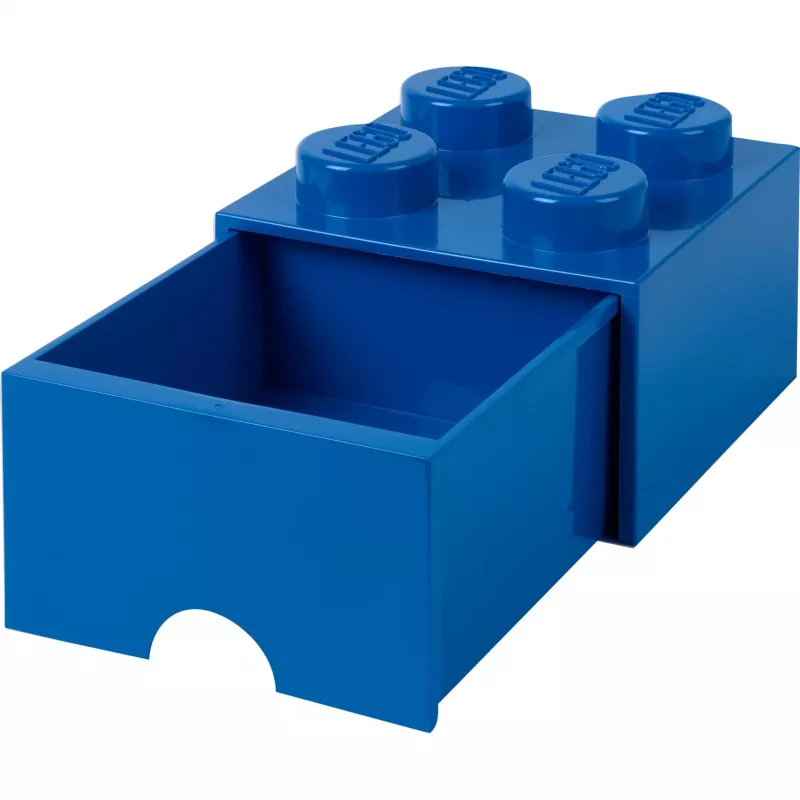LEGO Brick Drawer 4 Blue, Uzglabāšanas kaste zila