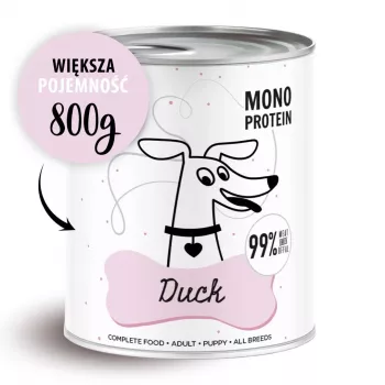 PAKA ZWIERZAKA Pepe Duck - mitrā suņu barība - 800g