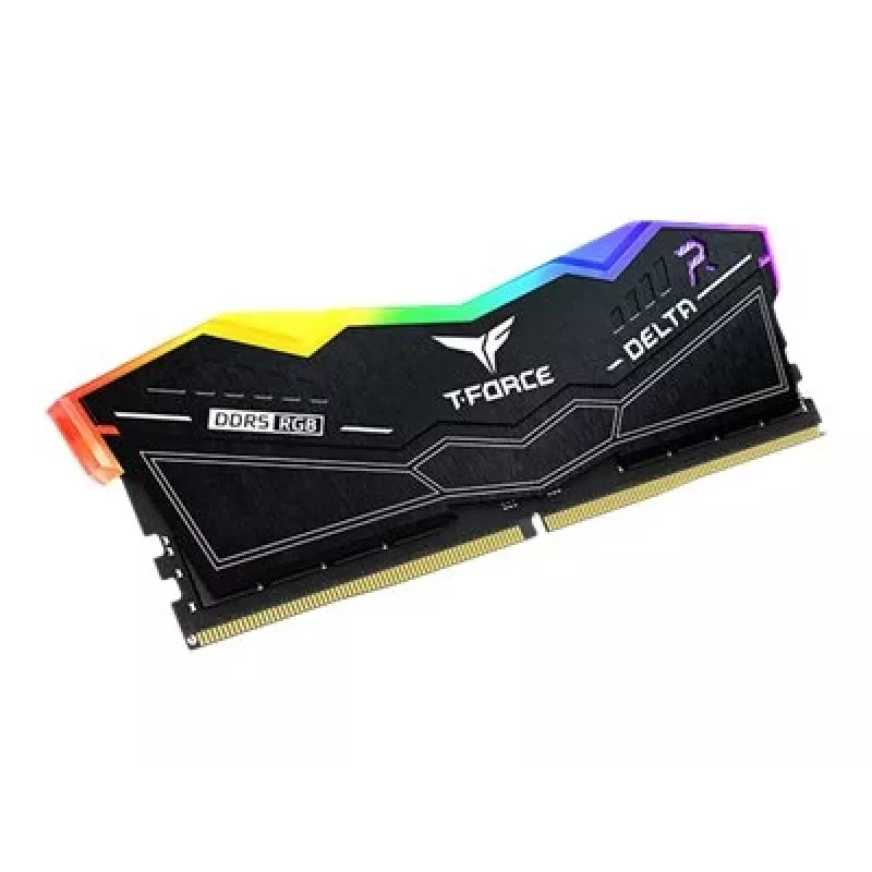 DIMM 32 GB DDR5-6400 (2x 16 GB) Dual-Kit, atmiņa melna, FF3D532G6400HC40BDC01, Delta RGB, INTEL XMP