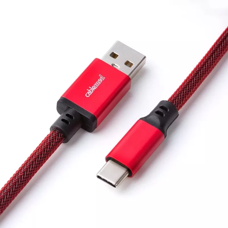 Cablemod CM-CKCA-CR-KR150KR-R USB kabelis 1,5 m USB A USB C sarkans