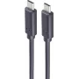USB kabelis ShiverPeaks BS13-48005 0.25m USB C melns 20 Gbit/s