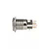 DimasTech vandāļizturīga spiedpoga 19 mm Silverline Dot RGB PD210