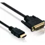 Adaptera kabelis helos DVI-D (vīr.) uz HDMI (vīr.) 1,5 m, 4K 60 Hz