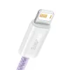 Baseus Dynamic kabelis USB–Lightning, 2,4 A, 2 m (violeta)