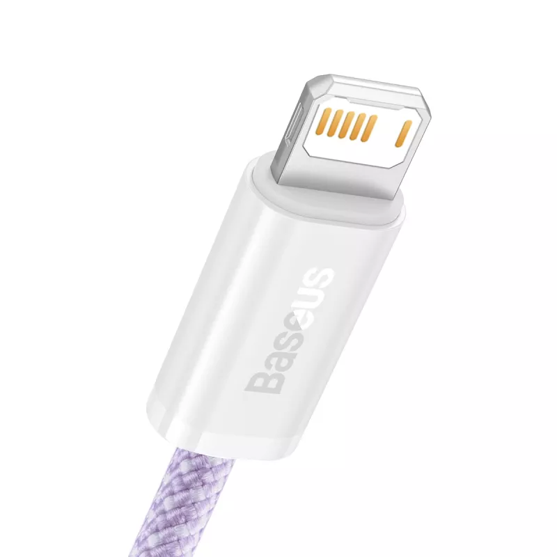 Baseus Dynamic kabelis USB–Lightning, 2,4 A, 2 m (violeta)