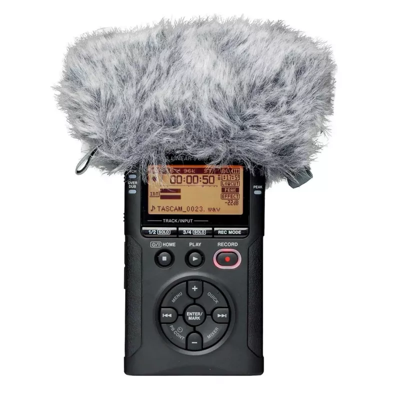 Tascam WS-11 - vēja aizsardzības pārvalks portatīvajiem audio ierakstītājiem