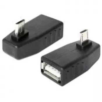 Kabeļa savienotāja adapteris DeLOCK 65473 micro USB USB 2.0 melns