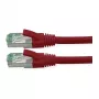 ROLINE RM komutācijas kabelis Cat.6A S/FTP (PiMF), sarkans, 1 m