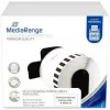 Nepārtraukta papīra etiķešu rulete MediaRange DK-22205 62mm 30,48m melns uz balta