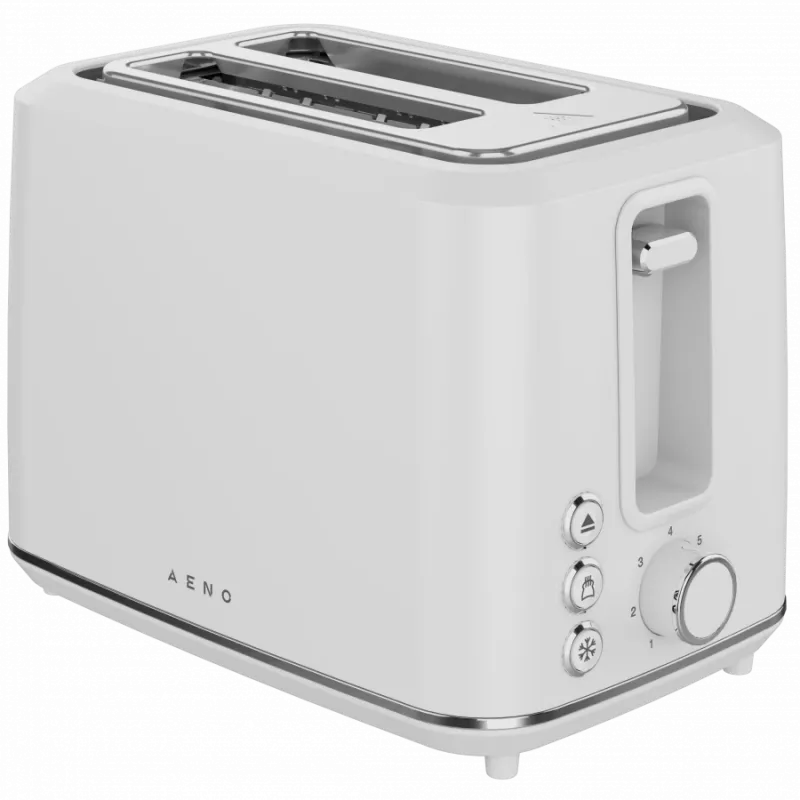 Elektriskais tosteris, balts, 220-240V, 50-60Hz, 920-1080W, 2 sloti, 3 režīmi, 7 grauzdēšanas līmeņi