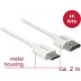 HDMI kabelis DeLOCK 85144 2m HDMI Type A Type C balts