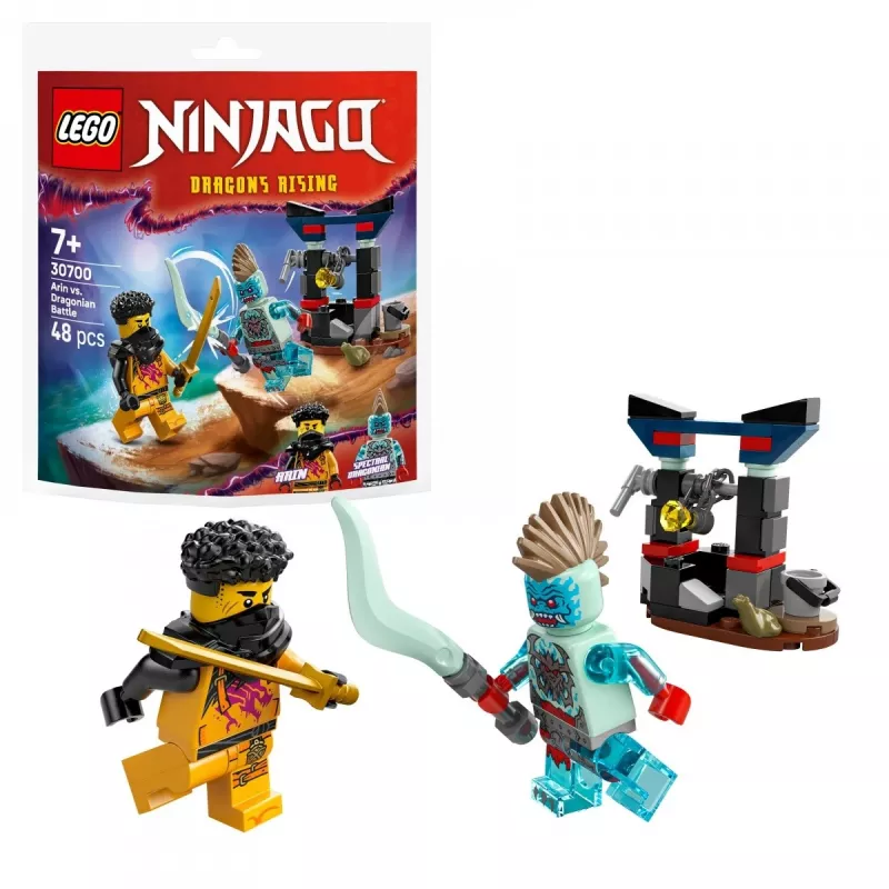 Konstrukciju rotaļlieta LEGO komplekts 30700 Arin's Battle with the Dragon Man polimaisiņš (mini komplekts)