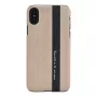 Viedtālruņa maciņš man and wood iPhone X/XS — melna āda