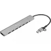 USB centrmezgls SANDBERG 136-66 — 7x USB 3.0 pieslēgvietas, ārējā barošana