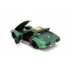 Auto Jada Toys Street Fighter 1969 Chevrolet 1:24 metāliska zaļa