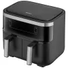 Karstā gaisa friteris Severin FR 2453 Double 3.25 L 2850 W melns sudrabains