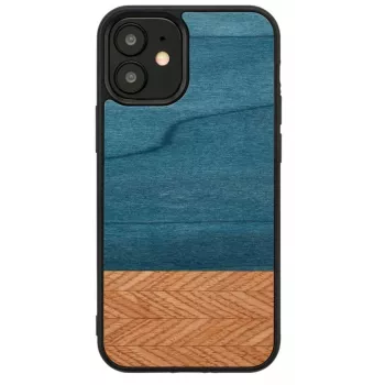 Telefona maciņš man and wood iPhone 12 mini — džinsa melns