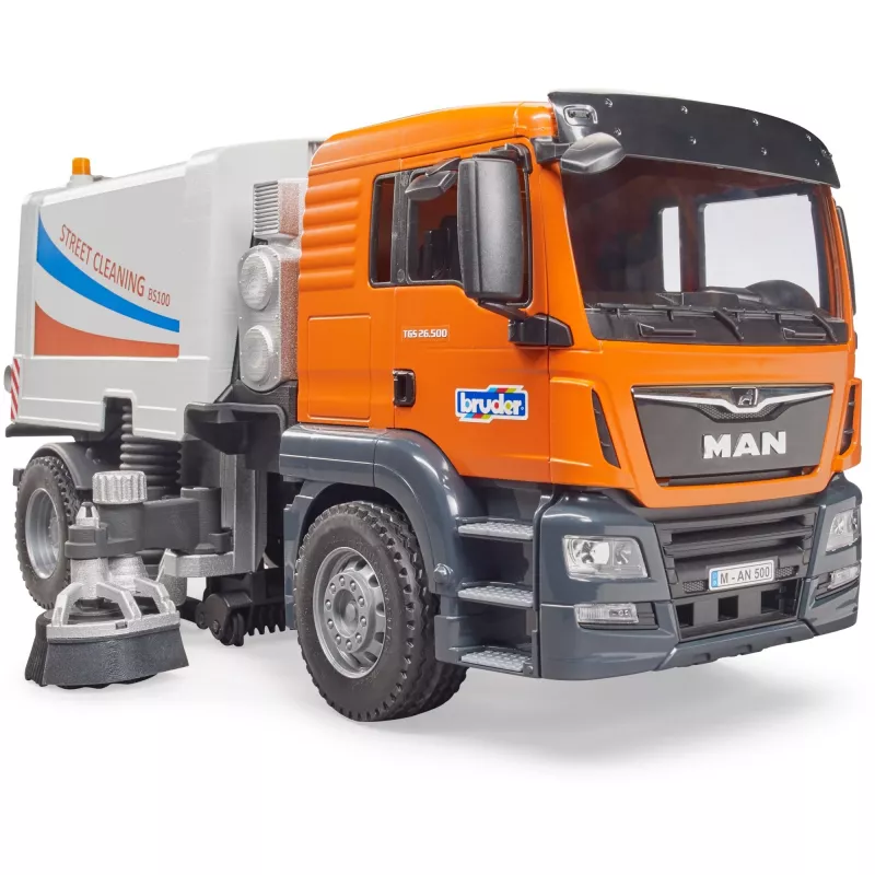 Bruder MAN TGS kravas auto ielu slaucītājs