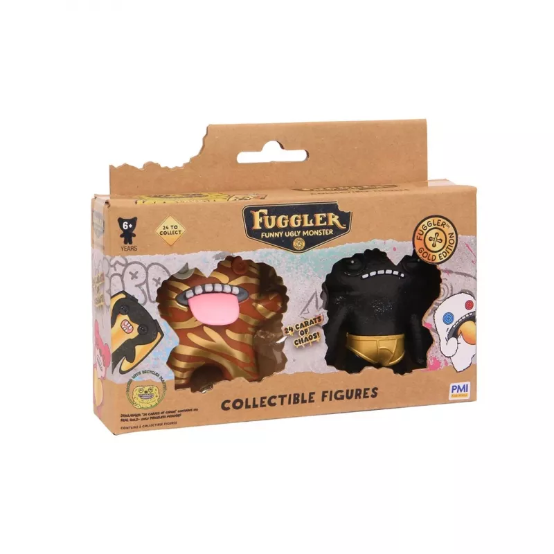 Rotaļu figūriņu 2 komplekts p.m.i kids world FUGGLER S3 Gold Edition sortimentā