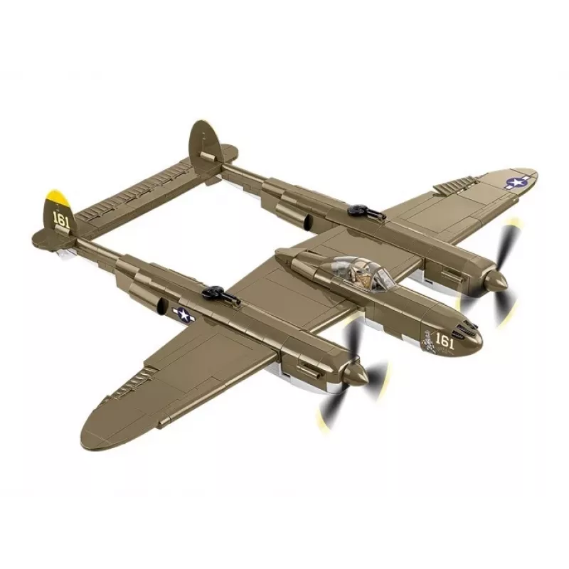 Cobi Building Blocks Lockheed P-38H Lightning komplekts 5763 — mēroga modelis, kolekcionējams lidmašīnas modelis